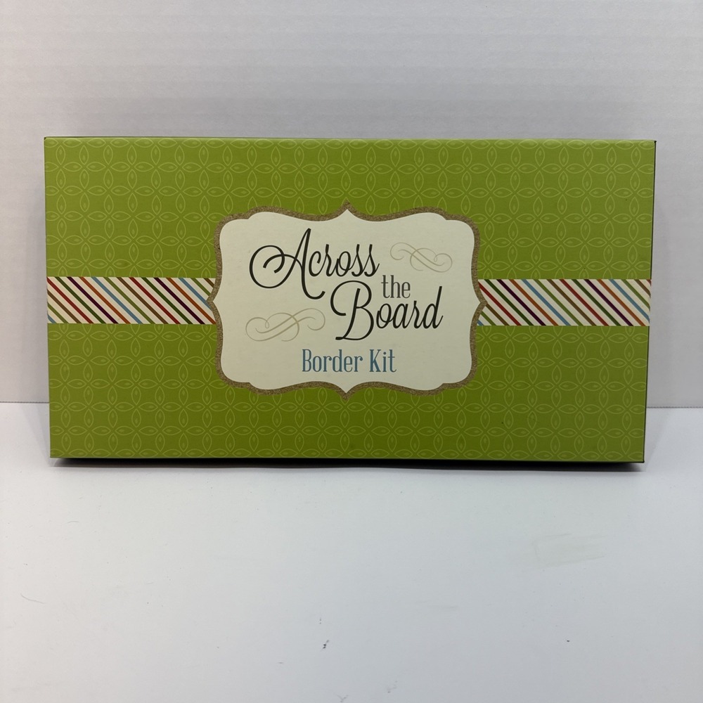 Across The Board - Border Kit Includes 15 Sets Of 2 Borders Each.  ***Open Box**